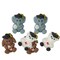 2 3/4" Mini Graduation Bear, Elephant & Puppy Mochi Squishies 12 Pieces